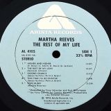Martha Reeves – The Rest Of My Life – Arista LP