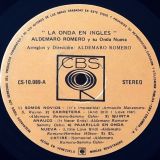 Aldemaro Romero And His Onda Nueva – La Onda En Ingles – CBS VZ LP