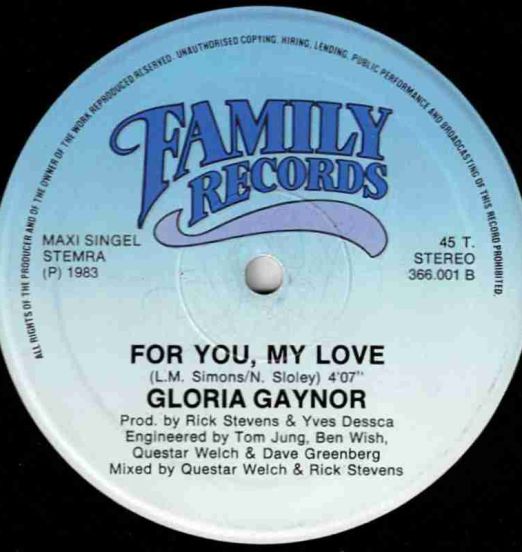FOR YOU GLORIA