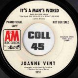 Joanne Vent – It’s A Man’s World b/w God Bless The Child – A&M DJ 7″