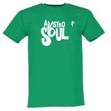 *BACK IN!* Groovy Record Shack Austro Soul Full Size White Logo Shirt (6 Colours) – Record Shack Soulwear AT T-Shirt