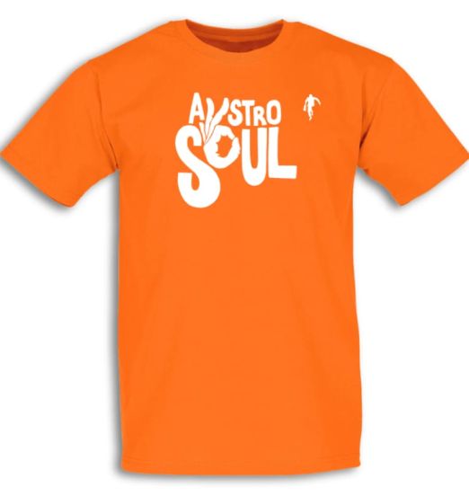 *BACK IN!* Groovy Record Shack Austro Soul Full Size White Logo Shirt (6 Colours) - Record Shack Soulwear AT T-Shirt