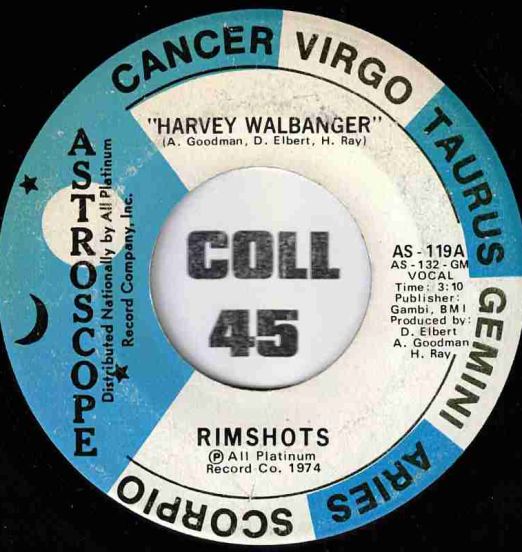 Rimshots - Harvey Walbanger b/w Instrumental - Virgo 7"