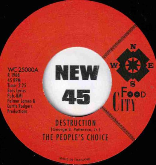 The People's Choice - Destruction b/w Off-Spring - Food City TL 7"