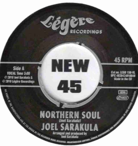 Joel Sarakula - Northern Soul b/w Coney Island Getaway - Légère GER 7"