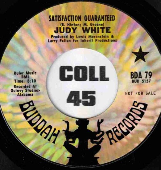 Judy White - Satisfaction Guaranteed b/w I'll Cry - Buddah 7"