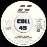 Clifton Dyson – Slow Your Body Down STEREO b/w MONO Version – Network DJ 7″