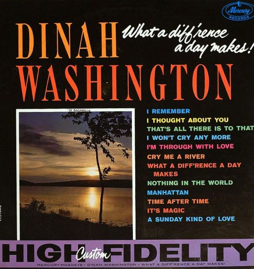 Dinah Washington - What A Diff'rence A Day Makes! - Mercury LP