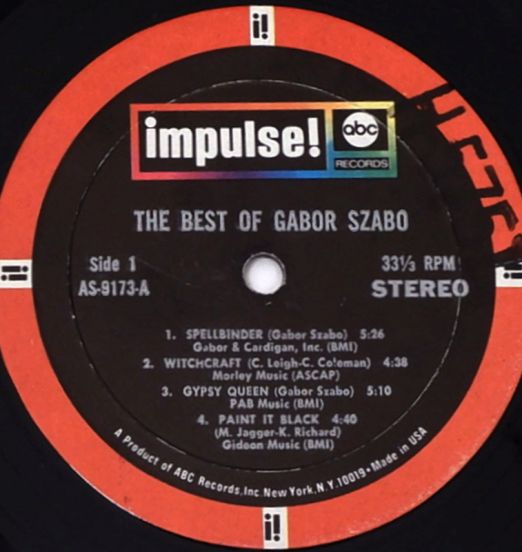 GaborSzabo-TheBestOfGaborSzabo-Impulse!LPLABELA