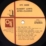 Hubert Laws – Afro-Classic – CTI Gatefold LP