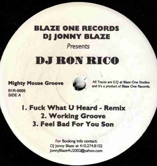 DJ Ron Rico - Mighty Mouse Groove - Blaze One 12"