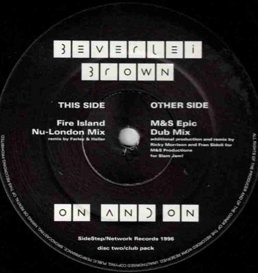 Beverlei Brown - On And On - Sidestep UK DJ 2x12"