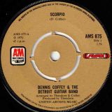 Dennis Coffey And The Detroit Guitar Band – Scorpio b/w Sad Angel – A&M 7″