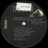 Sam Cooke – Live At The Harlem Square Club, 1963 – RCA LP