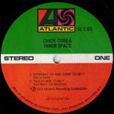 Chick Corea – Inner Space – Atlantic 2LP