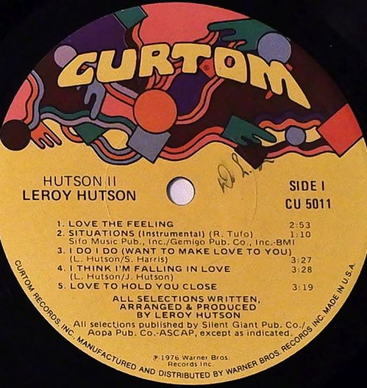 LeroyHutson-HutsonII-CurtomLPLABELA01