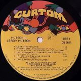 Leroy Hutson – Hutson II – Curtom LP