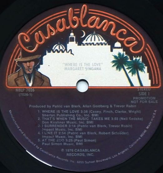 MargaretSingana-WhereIsTheLove-CasablancaLPLABELA