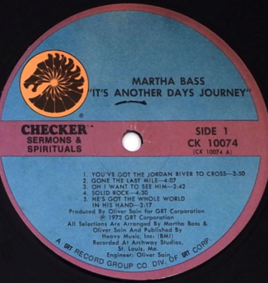 MarthaBass-It’sAnotherDay’sJourney-CheckerLPLABELA