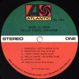 Mose Allison – …Hello There, Universe – Atlantic LP