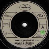 Newby & Johnson – Sweet Happiness b/w I Want To Give You My Everything – Mercury UK 7″