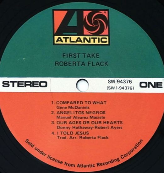 RobertaFlack-FirstTake-AtlanticLPLABELA