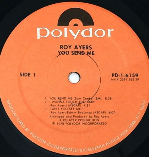 RoyAyers-YouSendMe-PolydorLPLABELA