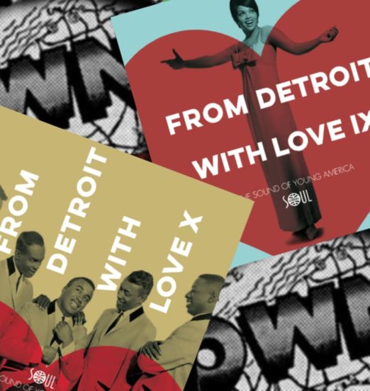 *FEW HERE!* 2x 'From Detroit With Love' IX & X SOUL4REAL ESP 7" EP PACK 260119