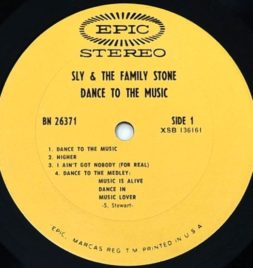 Sly&TheFamilyStone-DanceTotheMusic-EpicLPLABELA01