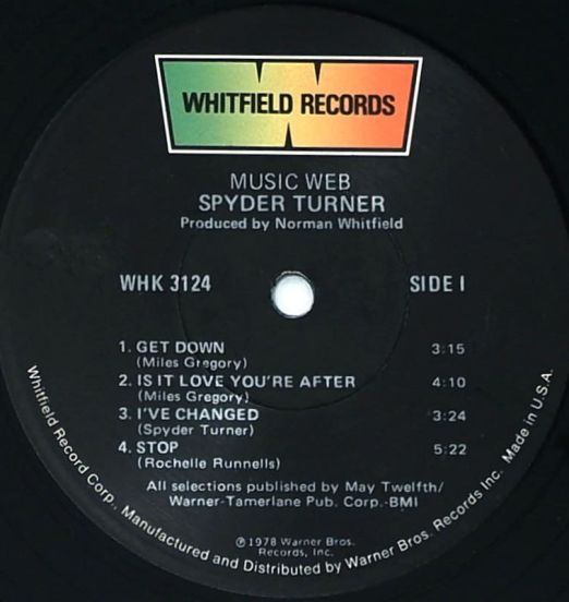 SpyderTurner-MusicWeb-WhitfieldLPLABELA