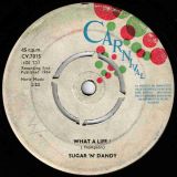 Sugar ‘N’ Dandy – What A Life! b/w Time And Tide – Carnival UK 7″