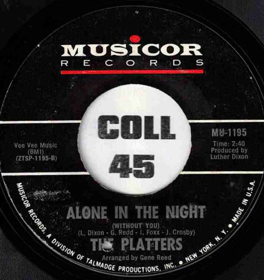 ThePlatters-AloneInTheNightLABELA