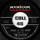 The Platters – Devri b/w Alone In The Night – Musicor 7″