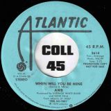 AWB – When Will You Be Mine STEREO b/w MONO Version – Atlantic DJ 7″