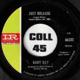 Baby Ray – Elvira b/w Just Because – Imperial 7″