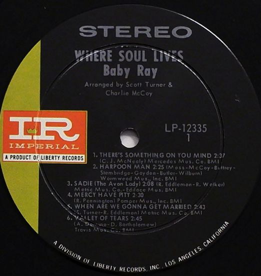 BabyRay-WhereSoulLives-ImperialLPCOVERFRONT