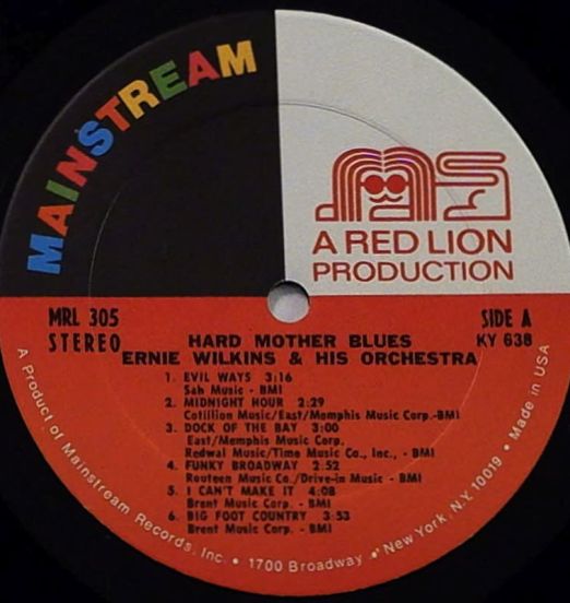 ErnieWilkinsAndHisOrchestra-HardMotherBlues-MainstreamLPLABELA01
