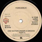 Funkadelic – One Nation Under A Groove Part I b/w Part II – Warner Bros UK 7″