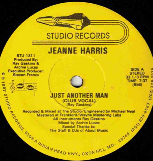 Jeanne Harris - Just Another Man - Studio 12"