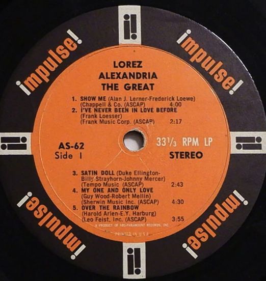 LorezAlexandria-TheGreat-Impulse!LPLABELA01