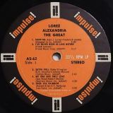 Lorez Alexandria – The Great – Impulse! LP