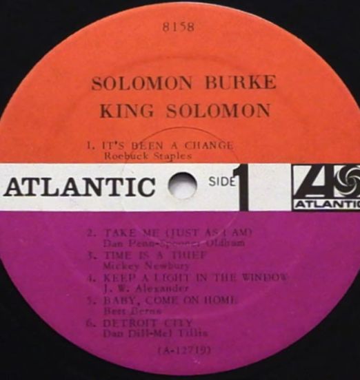 SolomonBurke-King Solomon-AtlanticLPMONOLABELA01