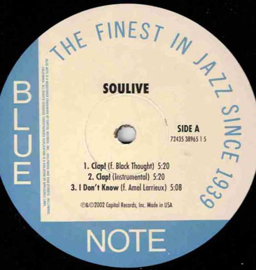 Soulive - Clap! - Blue Note 12"