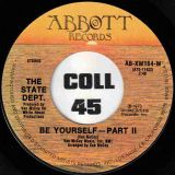 The State Dept. – Be Yourself Part 1 b/w Part 2 – Abbott 7″