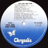 VA – This Are Two Tone – Chrysalis LP