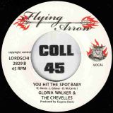 *ONE COPY* Angela Davis & The Mighty Chevelles – My Love (Is So Strong) b/w Gloria Walker & The Chevelles – You Hit The Spot Baby – Lordschi 7″