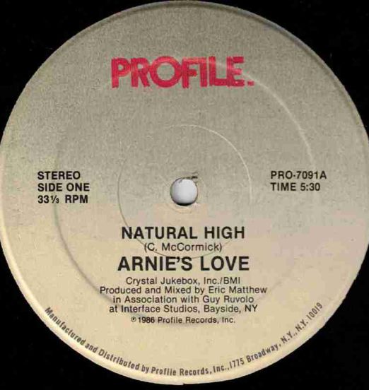 Arnie's Love - Natural High b/w Natural High (Instrumental) - Profile 12"
