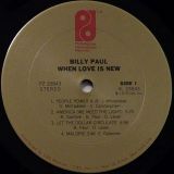 Billy Paul – When Love Is New – PIR LP