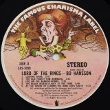 Bo Hansson – Music Inspired By Lord Of The Rings – Charisma LP