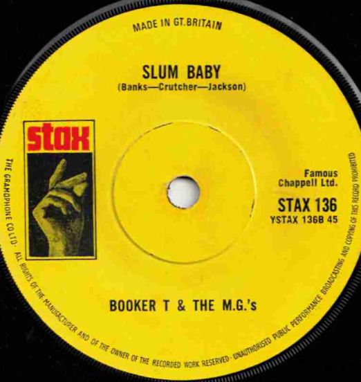 BookerT&TheM.G.'s-SlumBaby-StaxUK45LABELB01